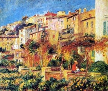  terrace Painting - terrace in cagnes Pierre Auguste Renoir